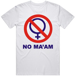 No Maam Popular Married With Children Tv Show  Retro Graphic Unisex Cotton White Classic T Shirt