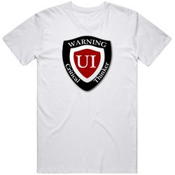 Ui Critical Thinker Shield  Retro Graphic Unisex Cotton White Classic T Shirt