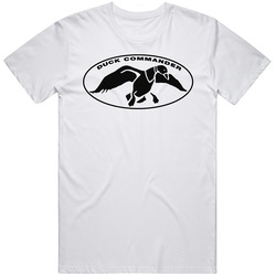Duck Commander Duck Dynasty  Retro Graphic Unisex Cotton White Classic T Shirt