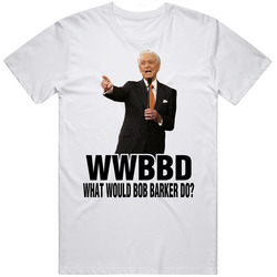 Wwd Bob Barker Price Is Right  Retro Graphic Unisex Cotton White Classic T Shirt