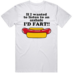 Captain Spaulding 1000 Corpses Hotdog  Retro Graphic Unisex Cotton White Classic T Shirt