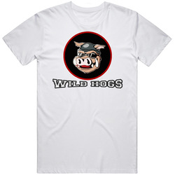 Wild Hogs Movie John Travolta Biker  Retro Graphic Unisex Cotton White Classic T Shirt