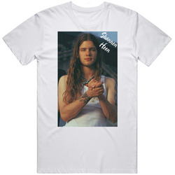 Shannon Hoon Blind Melon Emo Rock Grunge Retro White  Retro Graphic Unisex Cotton White Classic T Shirt