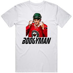 Derek Boogaard Boogyman  Retro Graphic Unisex Cotton White Classic T Shirt