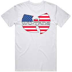 Wu Tang Clan Hip Hop  Retro Graphic Unisex Cotton White Classic T Shirt