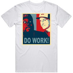 Rob And Big Do Work Son Hope  Retro Graphic Unisex Cotton White Classic T Shirt