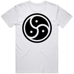 Bdsm Logo  Retro Graphic Unisex Cotton White Classic T Shirt