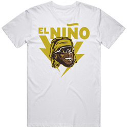 El Nino Fernando Tatis Jr San Diego Baseball  Retro Graphic Unisex Cotton White Classic T Shirt