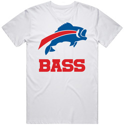 Tyler Bass Buffalo Bills Parody Logo Gift  Retro Graphic Unisex Cotton White Classic T Shirt