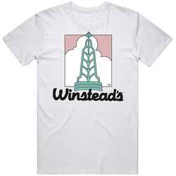 Winstead's Burger Food Fan  Retro Graphic Unisex Cotton White Classic T Shirt