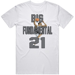 Big Fundamental White  Retro Graphic Unisex Cotton White Classic T Shirt