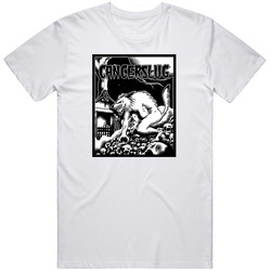 Cancer Slug 13 _ 2200x3000  Retro Graphic Unisex Cotton White Classic T Shirt
