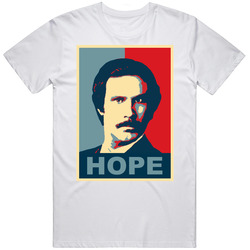 Ron Burgundy Anchorman Movie Hope  Retro Graphic Unisex Cotton White Classic T Shirt