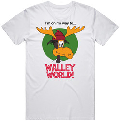 Im On My Way To Wally World National Lampoons Chase  Retro Graphic Unisex Cotton White Classic T Shirt