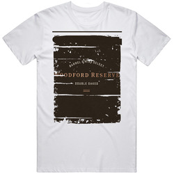 Woodford Reserve Bourbon Alcohol Drinking Gift Distressed Look  Retro Graphic Unisex Cotton White Classic T Shirt