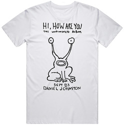 Daniel Johnston Sept 1983 Hi How Are You Album T Shirt