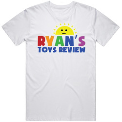 Ryan's Toys Review  Retro Graphic Unisex Cotton White Classic T Shirt