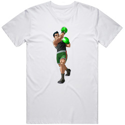 Little Mac Wii Nintendo Punch Out Nes  Retro Graphic Unisex Cotton White Classic T Shirt