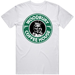 Woodbury Coffee Correct  Retro Graphic Unisex Cotton White Classic T Shirt