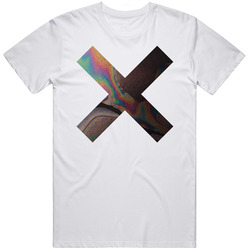 The Xx Logo Coexist White  Retro Graphic Unisex Cotton White Classic T Shirt