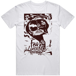 Dr Gonzo Fear And Loathing In Las Vegas  Retro Graphic Unisex Cotton White Classic T Shirt
