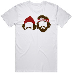 Cheech And Chong Up In Smoke Retro  Retro Graphic Unisex Cotton White Classic T Shirt