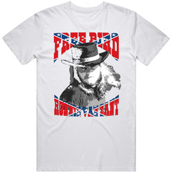 Ronnie Van Zant Lynryd Skynryd FRANK  Retro Graphic Unisex Cotton White Classic T Shirt