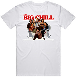 The Big Chill Cast  Retro Graphic Unisex Cotton White Classic T Shirt