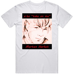 A-ha  Retro Graphic Unisex Cotton White Classic T Shirt