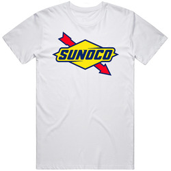 Sunoco Gasoline Gas Station Vintage Fuel Petro Classic Logo  Retro Graphic Unisex Cotton White Classic T Shirt
