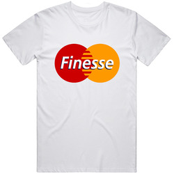 Mastercard Inspired Finesse  Retro Graphic Unisex Cotton White Classic T Shirt