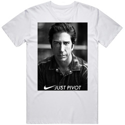 Just Pivot Funny Ross Friends Trendy Meme  Retro Graphic Unisex Cotton White Classic T Shirt