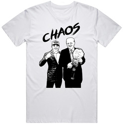 Colby Covington Chaos Presents Trump With Belt Mma Fan  Retro Graphic Unisex Cotton White Classic T Shirt