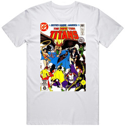 Jla Vs Teen Titans Superhero Comic T Shirt