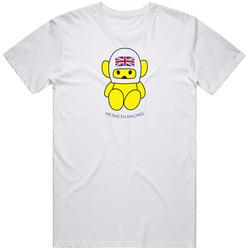 Hesketh Racing Retro Formula 1 Racing James Hunt Movie  Retro Graphic Unisex Cotton White Classic T Shirt