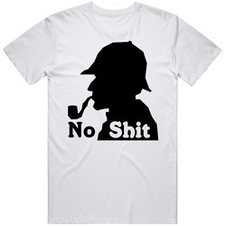 No Poop Sherlock Funny Sherlock Holmes T Shirt