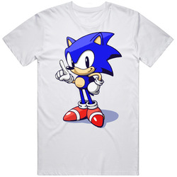 Sonic The Hedgehog Videogame Cartoon Sega T Shirt