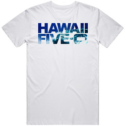 Hawaii Five-o Action Drama Tv Show  Retro Graphic Unisex Cotton White Classic T Shirt