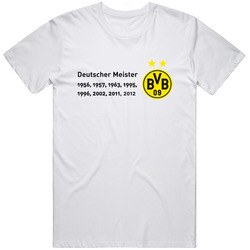 Borussia Dortmund Deutscher Meister Football Soccer T Shirt