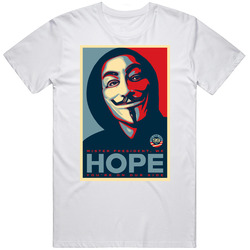 V For Vendetta Funny Hope Movie T Shirt