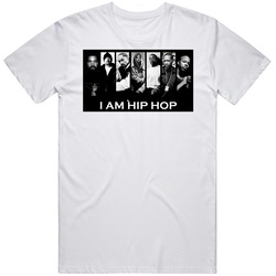 I Am Hip Hop West Coast Legend Rappers Music White T Shirt