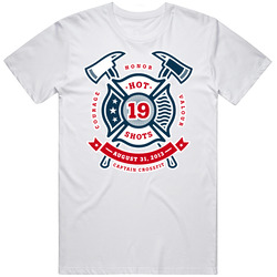 Hotshots Crossfit Sport  Retro Graphic Unisex Cotton White Classic T Shirt