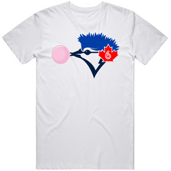 Marcus Stroman 6 Pitcher Blue Jays Bubble Gum  Retro Graphic Unisex Cotton White Classic T Shirt