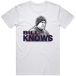 Bill Knows  Retro Graphic Unisex Cotton White Classic T Shirt
