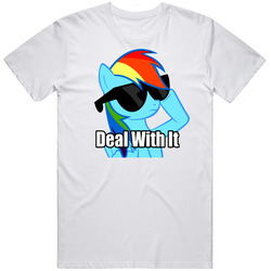My Little Pony Brony  Retro Graphic Unisex Cotton White Classic T Shirt