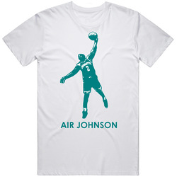 Air Johnson Larry Charlotte Retro Basketball T Shirt