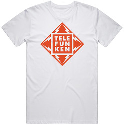 Telefunken, T-shirt, Radio, Stereo, Receiver, German, Germany, Retro, Logo  Retro Graphic Unisex Cotton White Classic T Shirt