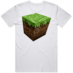Minecraft Dirt Grass Block Game T Shirt