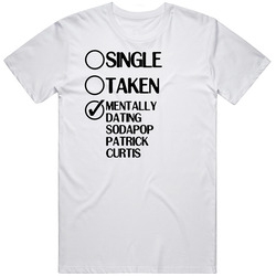 Single Taken Dating Sodapop Patrick Curtis The Outsiders  Retro Graphic Unisex Cotton White Classic T Shirt
