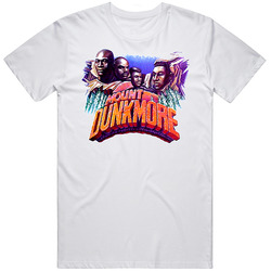 Mount Dunkmore Basketball Jordan Barkley Pippen Robinson  Retro Graphic Unisex Cotton White Classic T Shirt